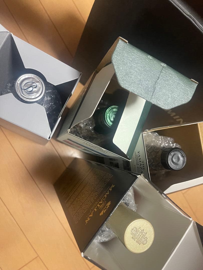 ウイスキー4本セット バランタイン 白州 山崎 マッカラン12年