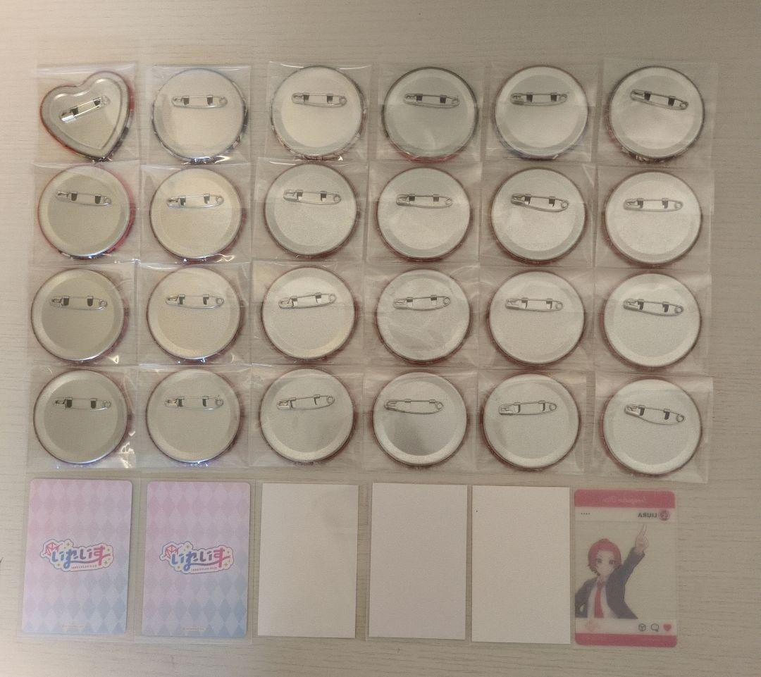 いれいす　りうら　缶バッジ　チェキ　まとめ売り