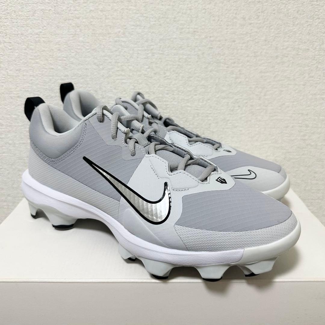 ナイキ フォース トラウト プロ 28 野球 スパイク 靴 シューズ グレー