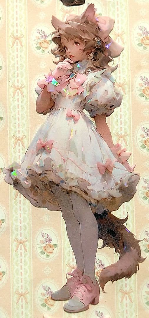 のこり１✩廃盤品✩J679＃宠物女孩(贝壳光)梦游切売り海外人物女の子AIマステ