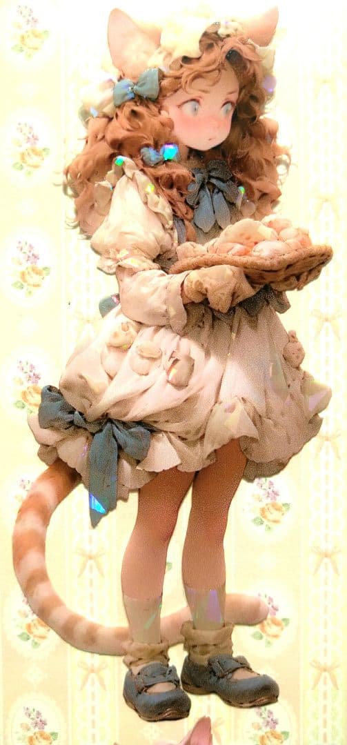 のこり１✩廃盤品✩J679＃宠物女孩(贝壳光)梦游切売り海外人物女の子AIマステ