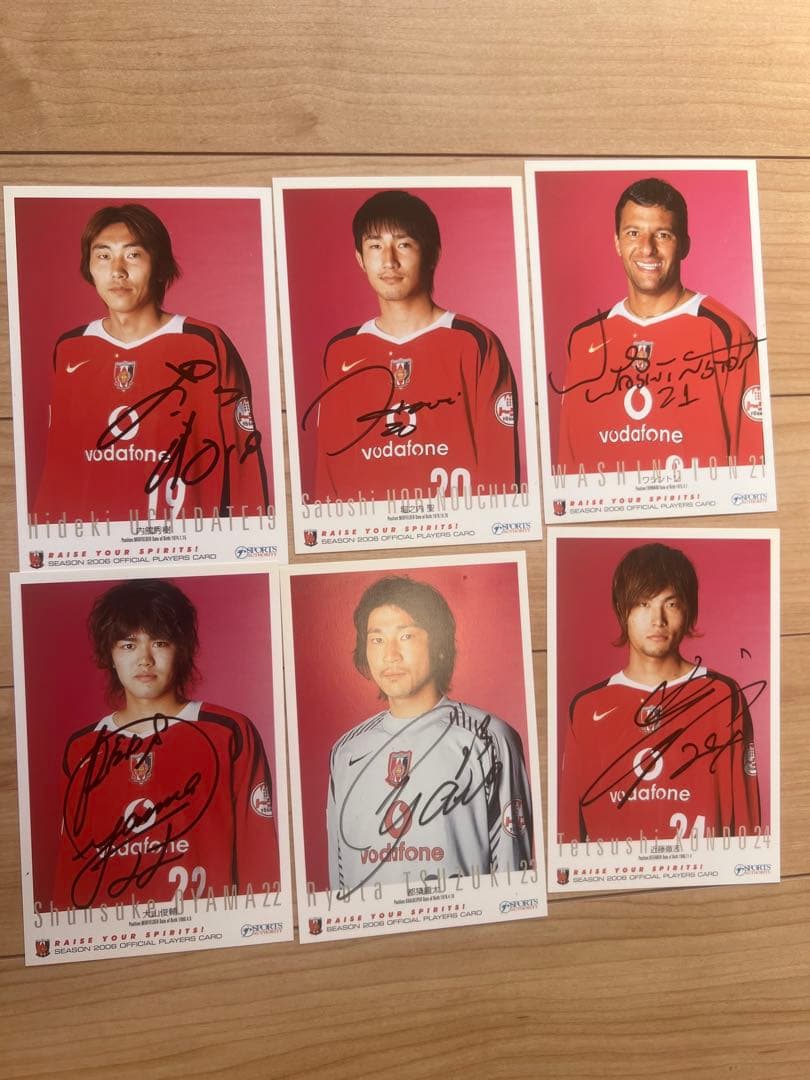 [フルセット]2006年浦和レッズ サイン入りポストカード [41枚]