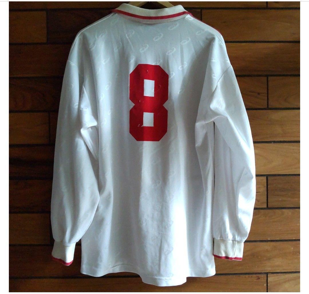 アシックス 90s サレルニターナ サッカー ユニフォーム サイズ XL