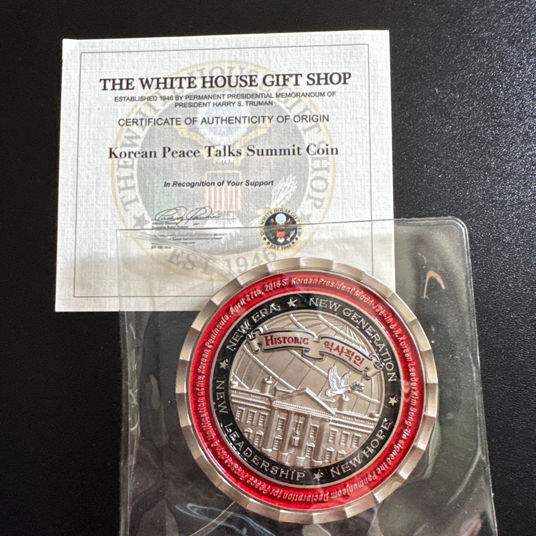 本物保証 新品　トランプ大統領　金正恩　第一回米朝会談記念　サミット