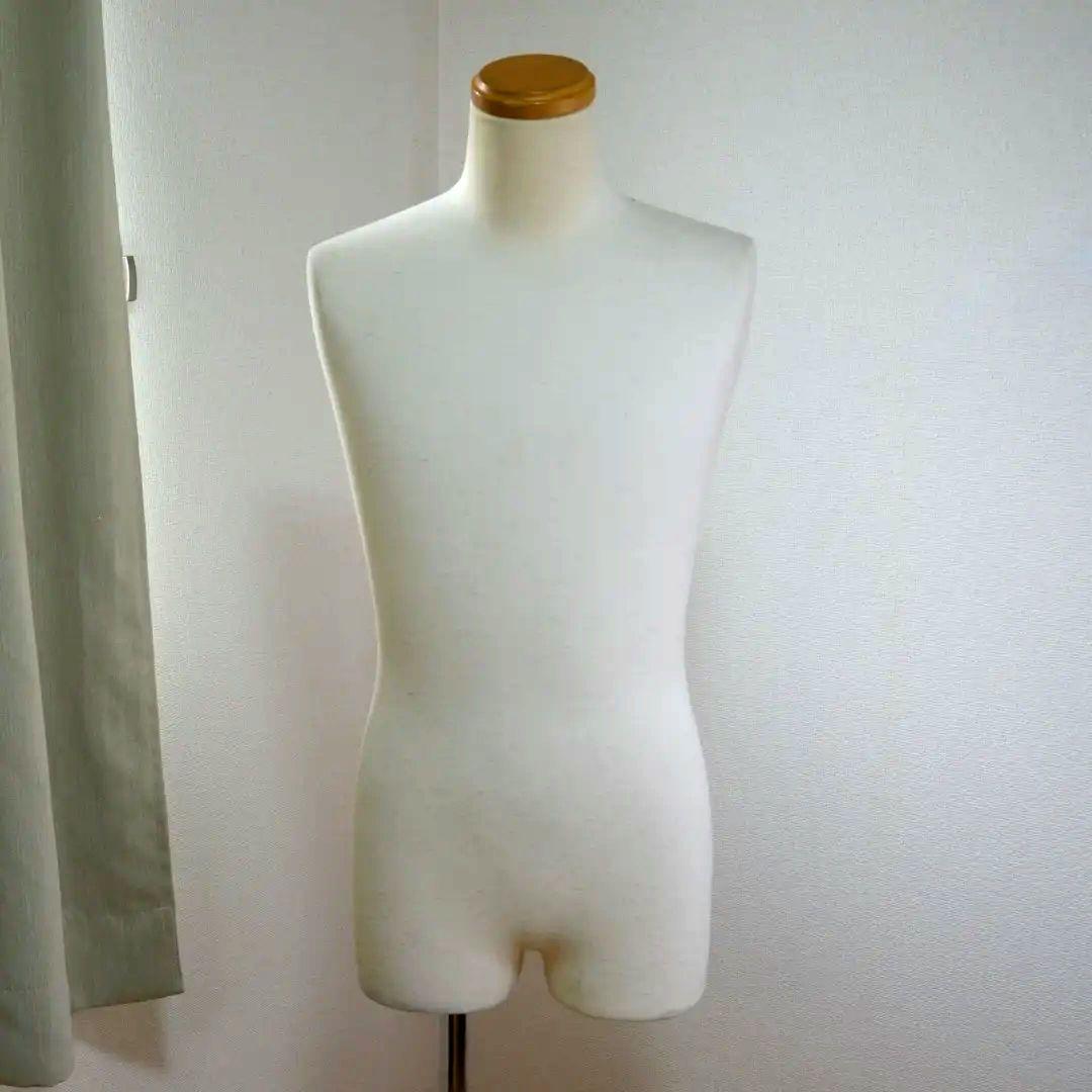 メンズトルソー ホワイト ファブリック