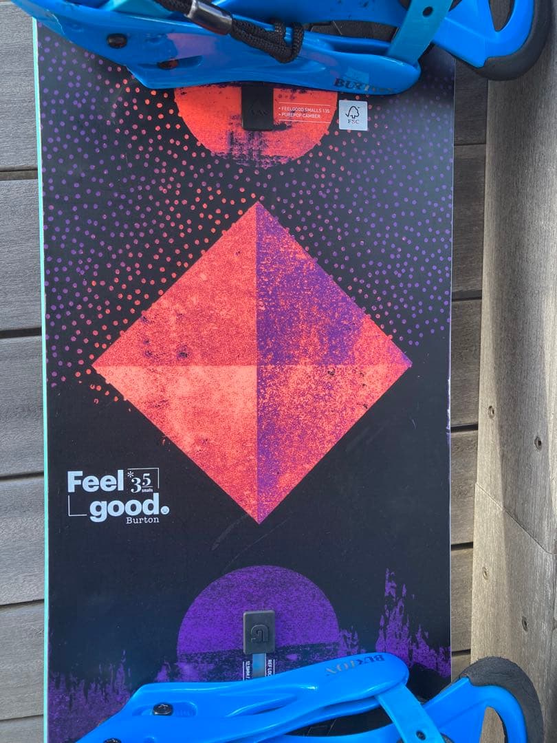 Burton Feelgood Smalls 135 3点セット 小中学生向け。