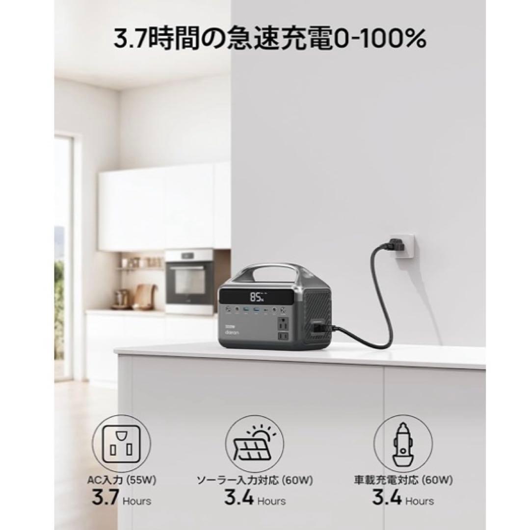 新品　 ポータブル電源 300W AC出力 収納バッグ付き