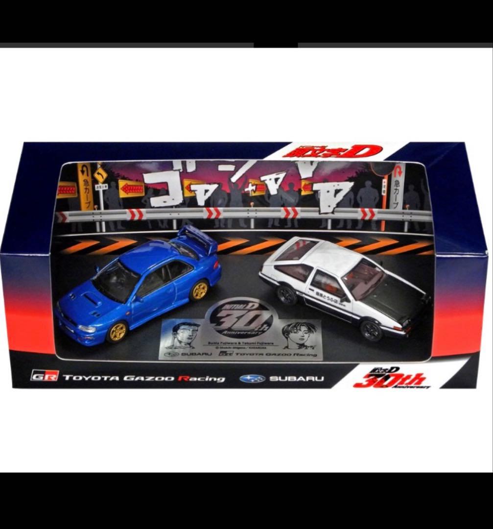 オートサロン限定品　頭文字D30th TRUENO&IMPREZA ２台セット