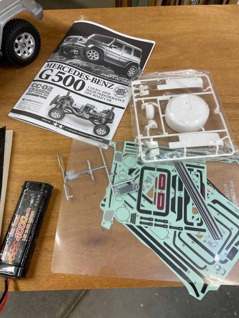 TAMIYA CC-02 シャーシ　フタバ　プロポ・バッテリー付き