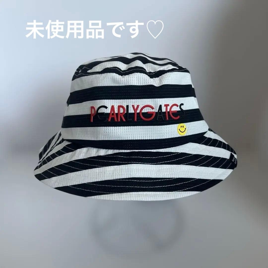 未使用品☆☆☆【PEARLY GATES】ドットエア　ロゴハット UNISEX