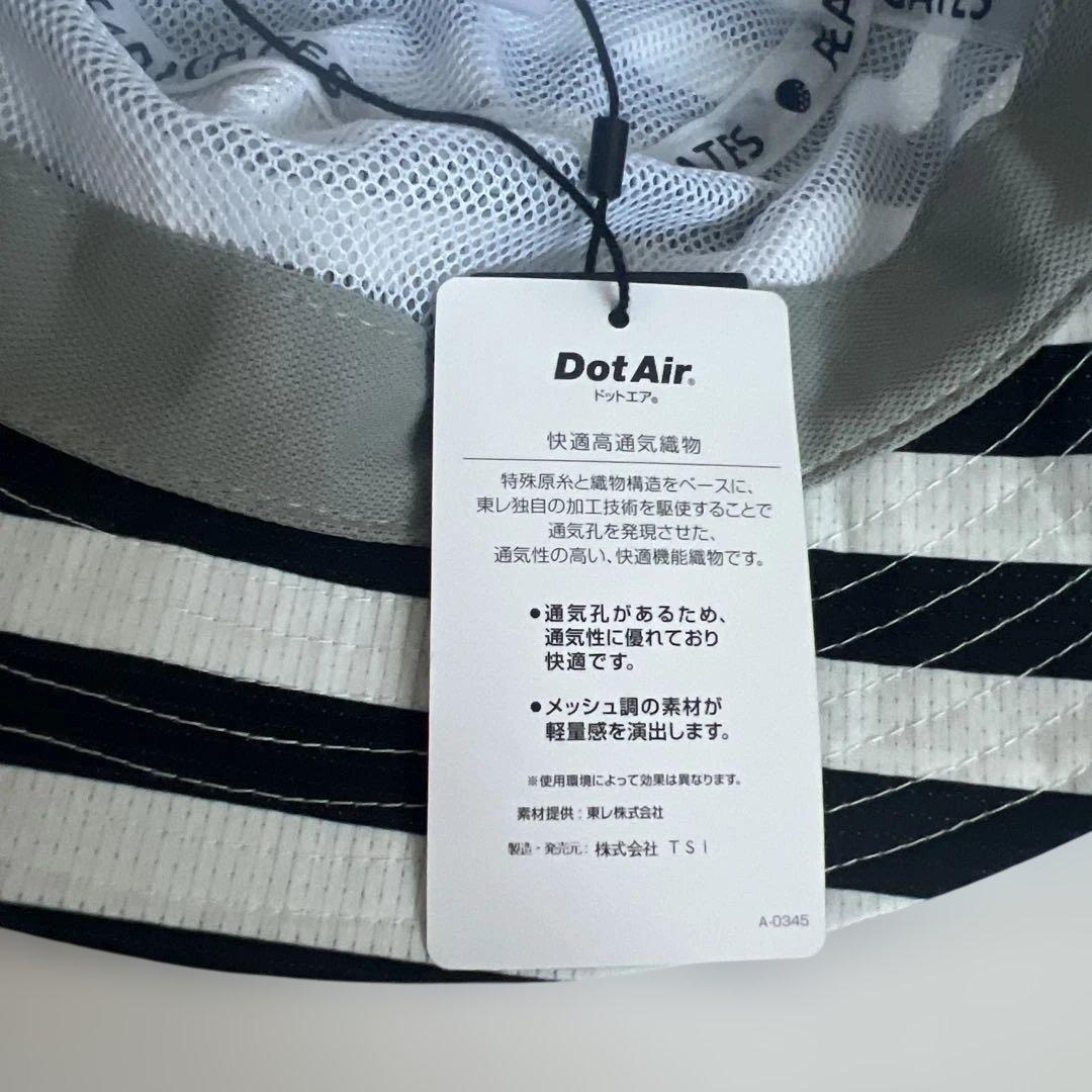 未使用品☆☆☆【PEARLY GATES】ドットエア　ロゴハット UNISEX