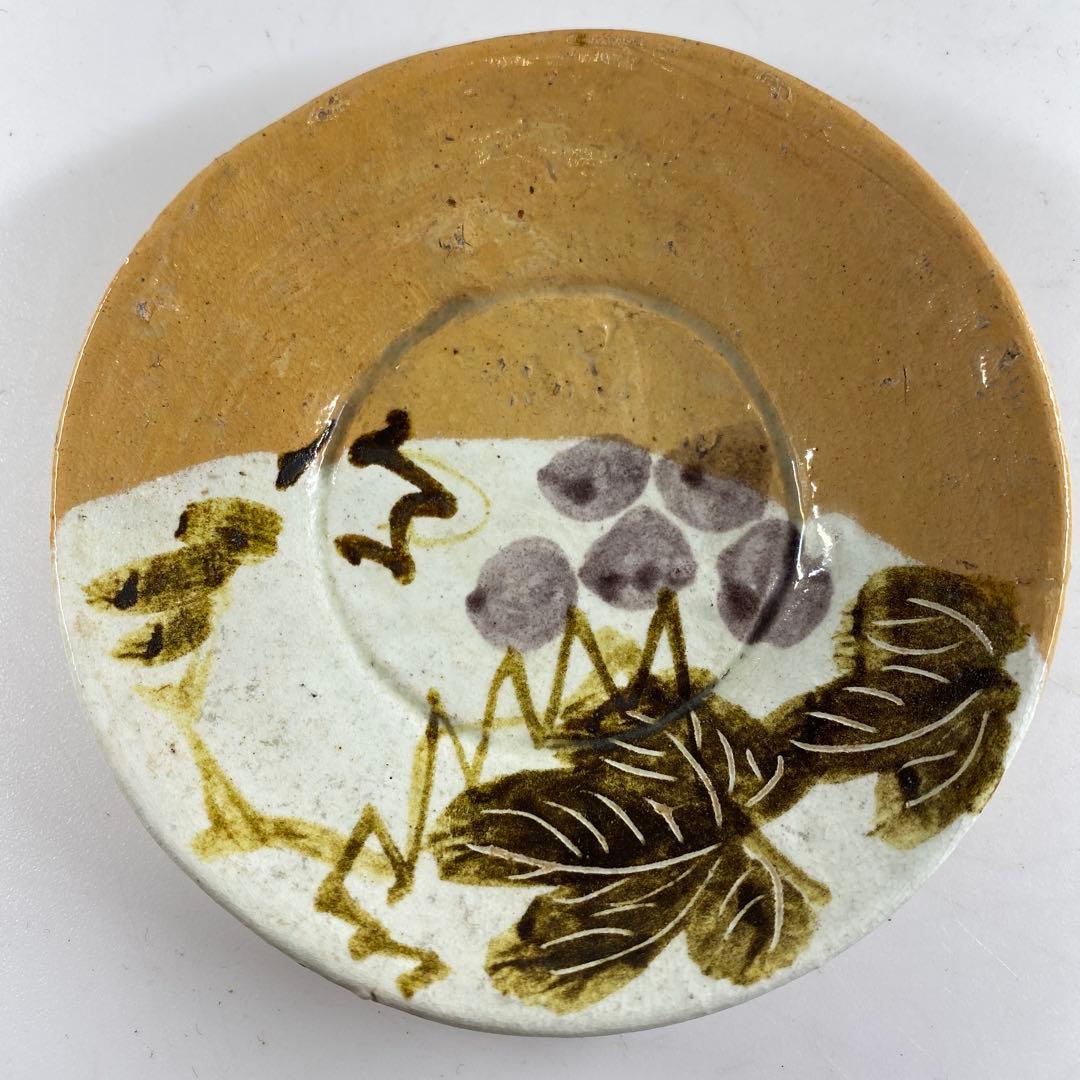 尾形乾山　絵替小皿　4枚　直径9.2㎝　タコオ　東な7-0223②