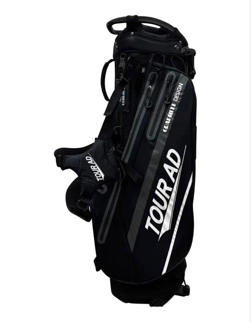 グラファイトデザインキャディーバック　2023年モデル　プロ支給品　黒　ブラック