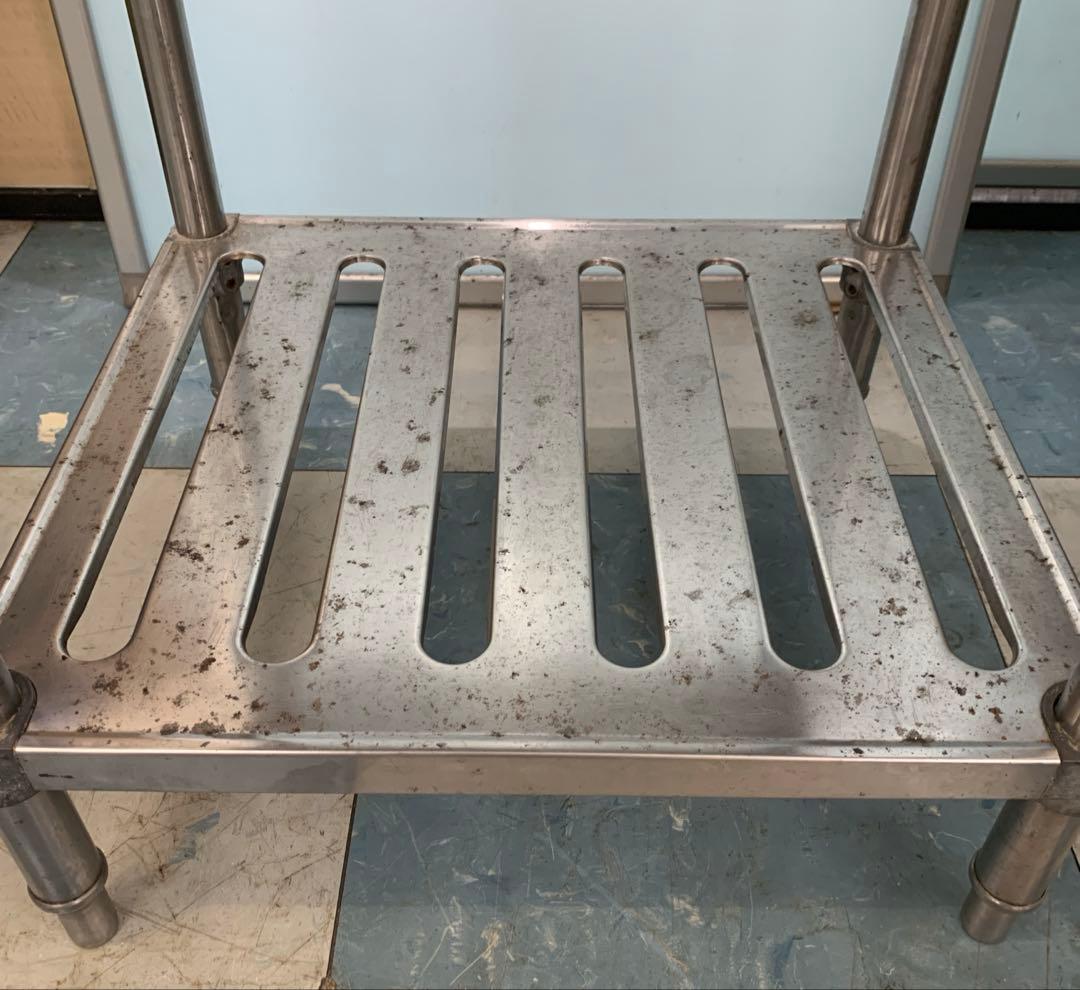 業務用ステンレス作業台 調理台 高さ960㎜×幅600㎜×奥行600㎜