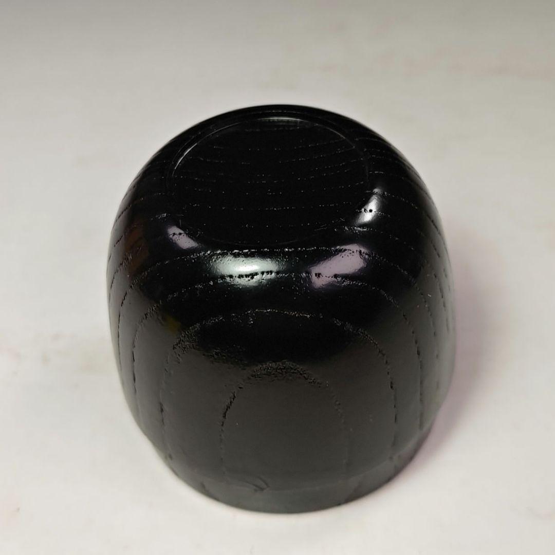 イ451 棗『桜井一良作』『唐子遊び　欅中棗　共箱』漆塗　茶道具