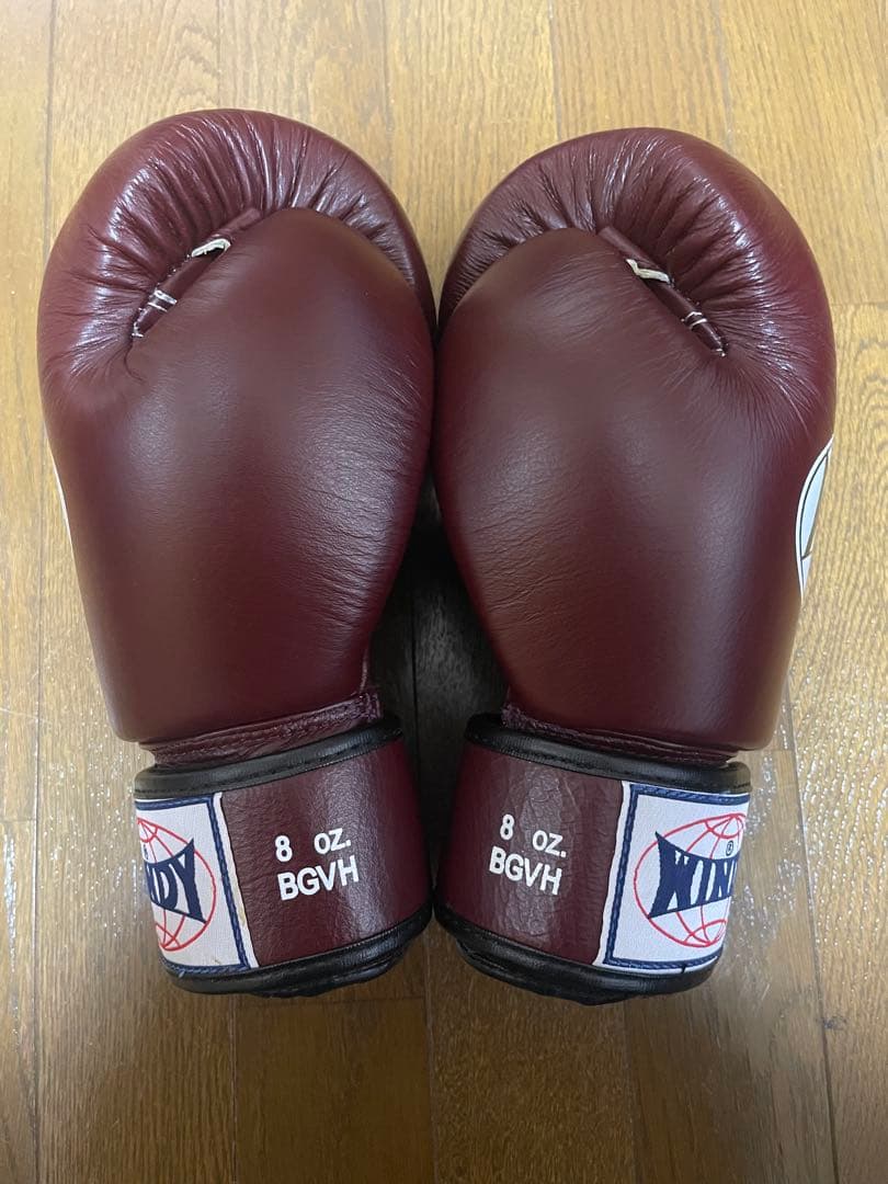 WINDY ボクシンググローブ 8 oz BGVH 茶色ダークレッド？グローブ