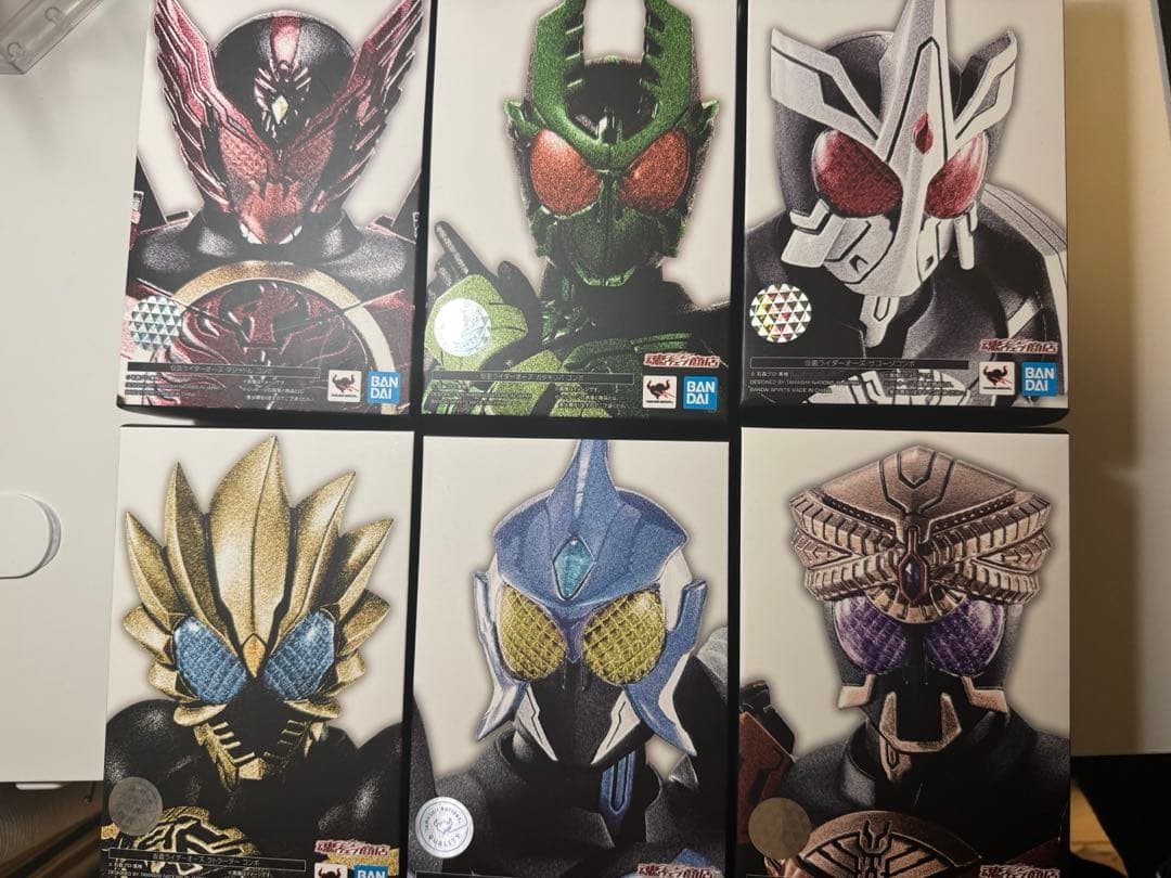 S.H.Figuarts 真骨彫 仮面ライダーオーズ 6体セット