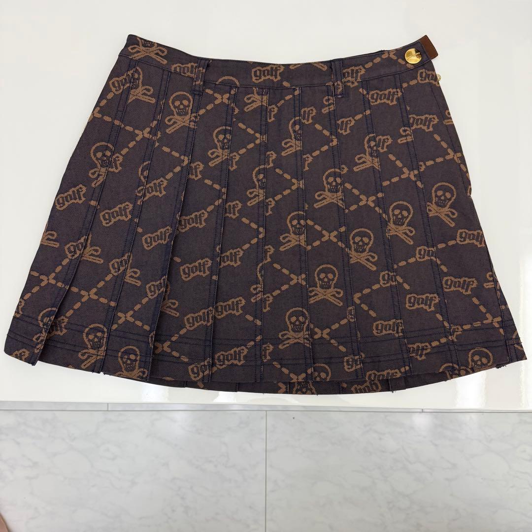 MARK&LONA スカルパターン ニットセーター スカート セット