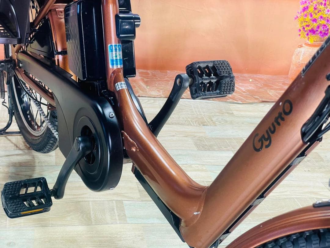 ギュットアニーズ2019年⭐️16AH！子供乗せ電動アシスト自転車Y3243
