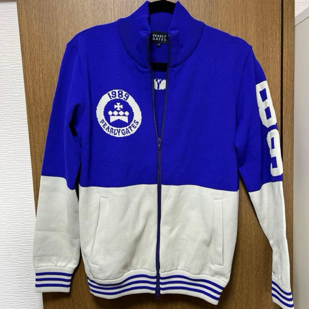 か*ず様 美品　PEARLY GATES ニット　ブルゾン　　ジップアップ　サイ