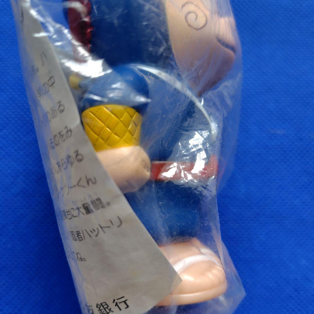住友銀行貯金箱　忍者ハットリくん　ソフビ　ノベルティグッズ　昭和レトロ