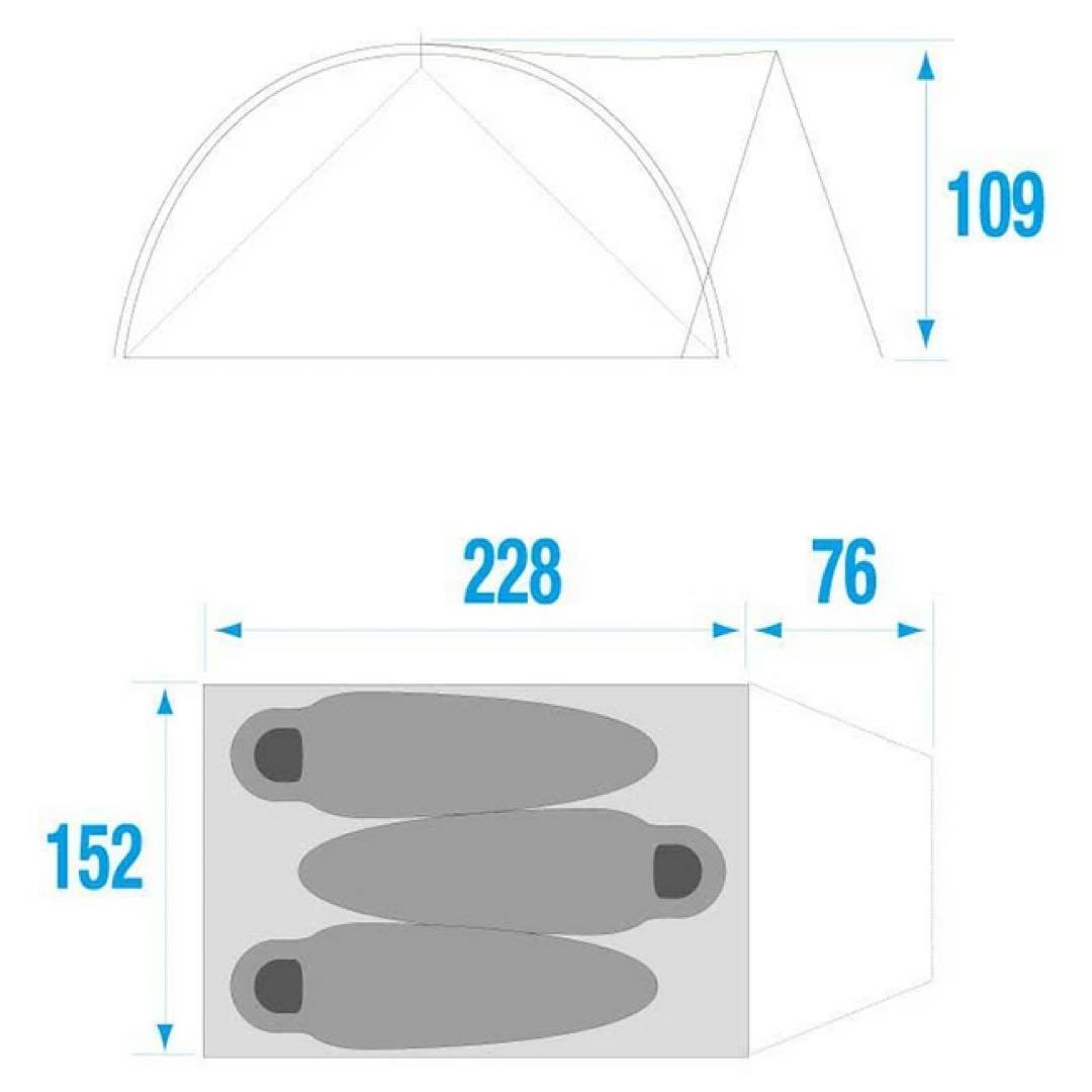 THE NORTH FACE 山岳テント アサルト3フューチャーライト