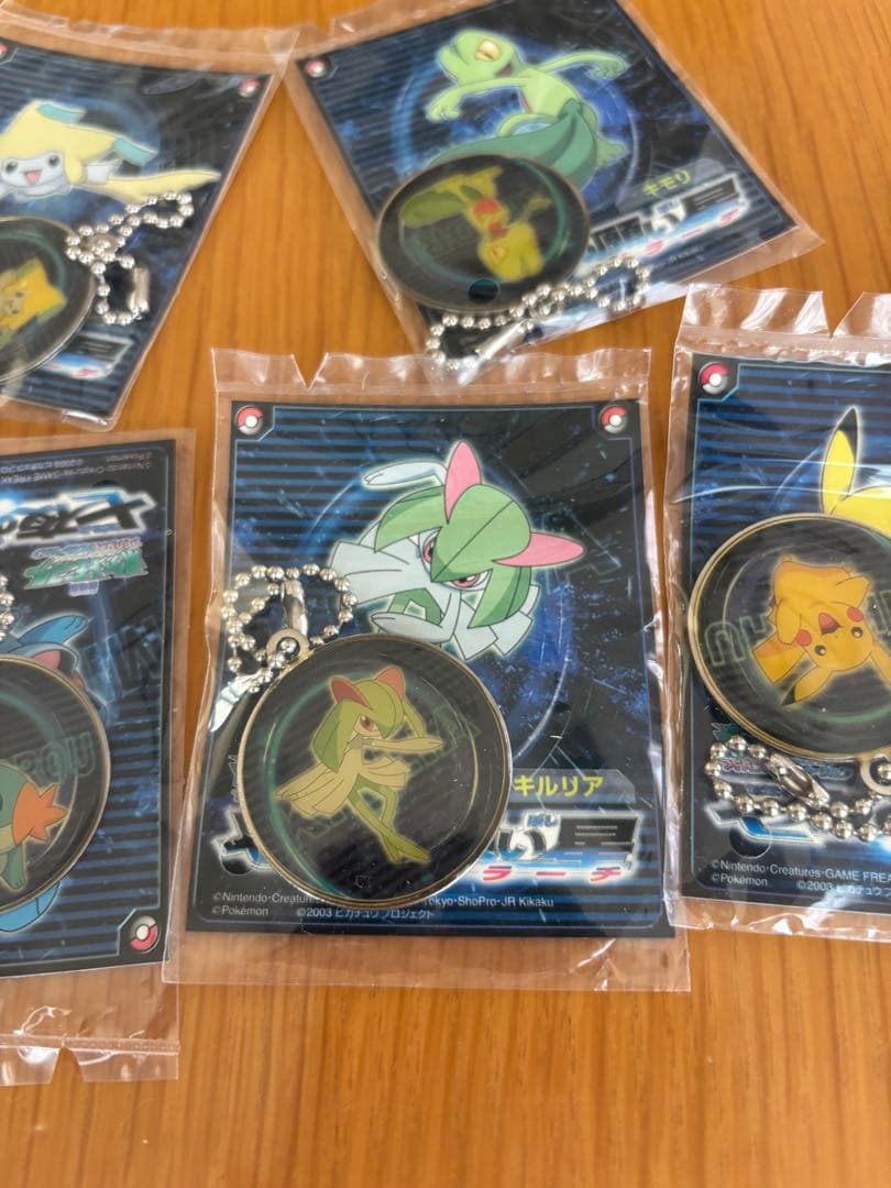 ポケモン アクリルキーホルダー 5個セット　ジラーチ　キモリ　ピカチュウ