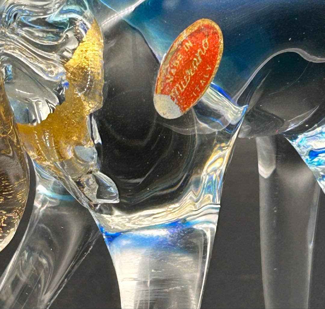 【希少】ベネチアングラス MURANO ムラーノ 馬　置物　ヴェネチアングラス