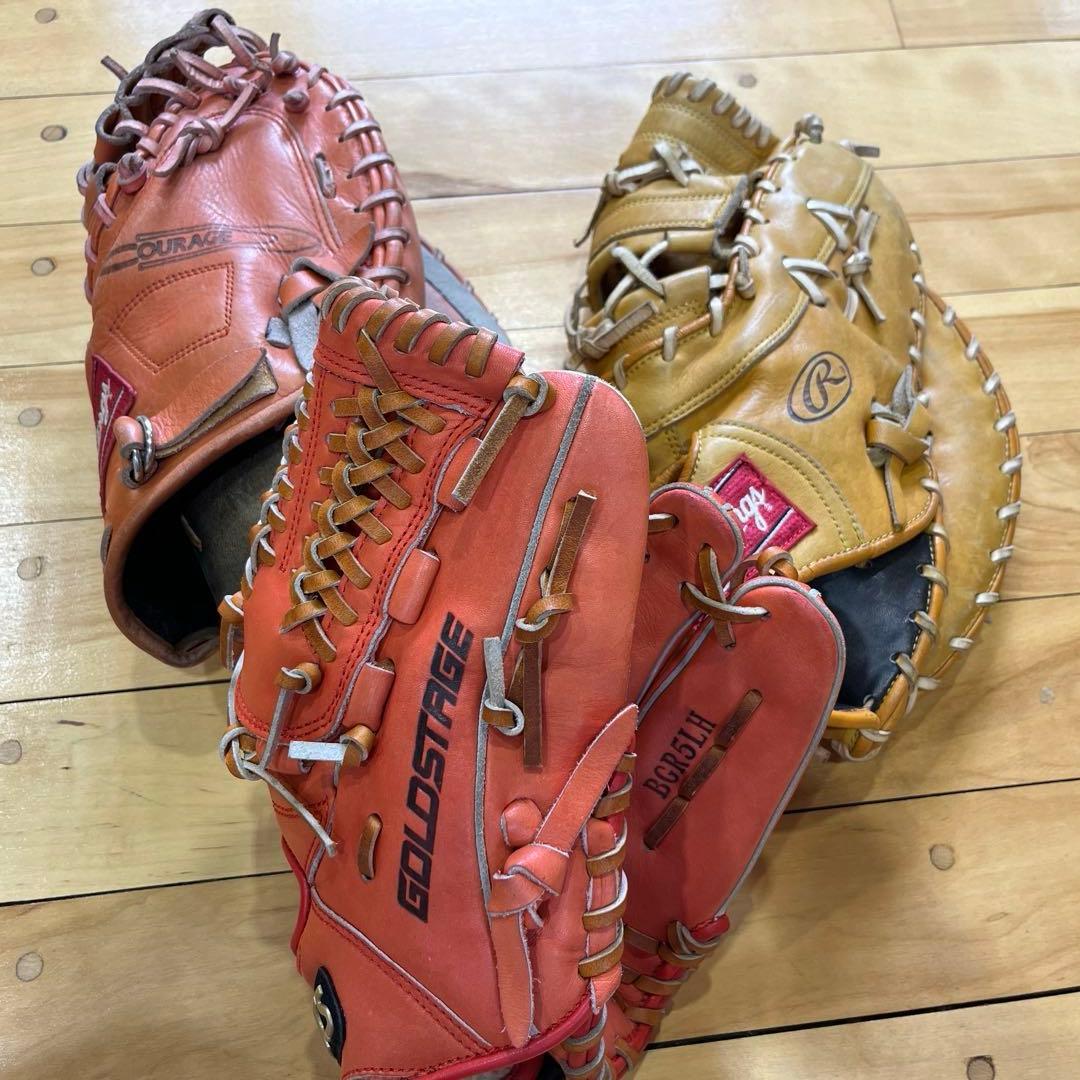 【セット売り】一般軟式野球用グローブ
