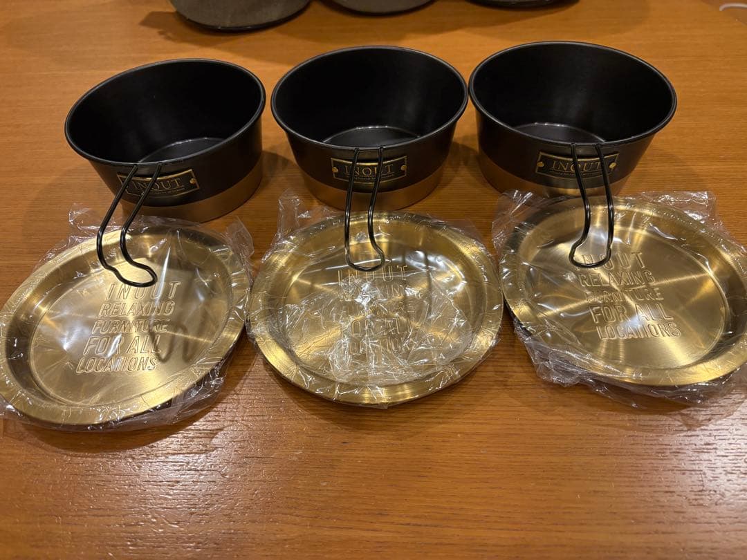 イナウト10th記念24k INOUT シェラカップ 3個セット　未使用　希少品