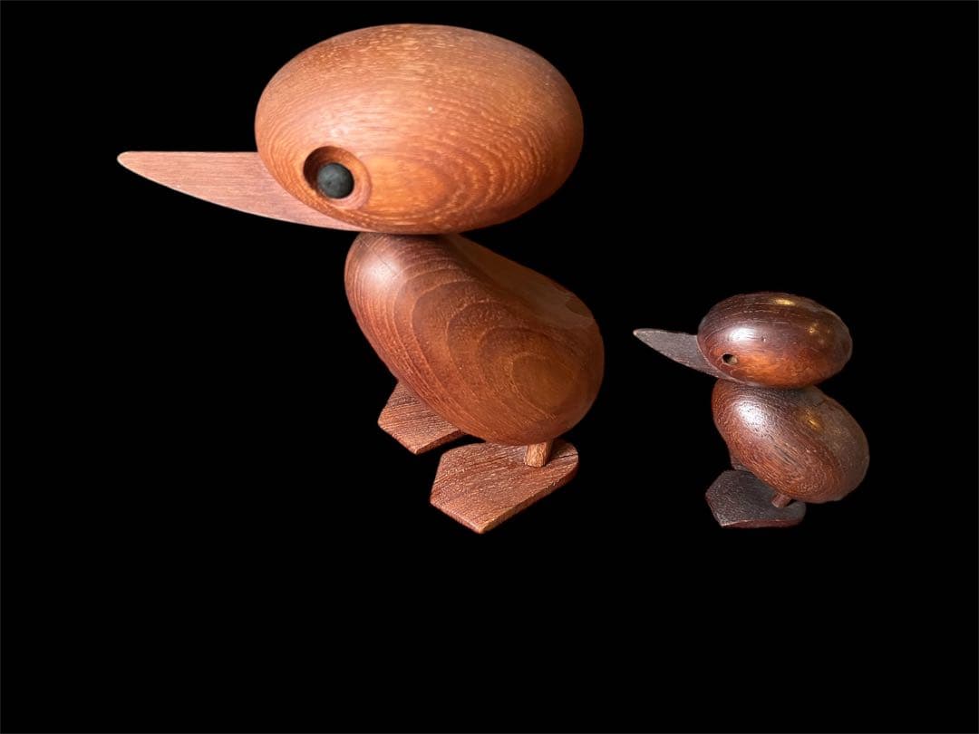 デンマーク製オリジナル/Hans Bolling ダックリング（親子セット） 木