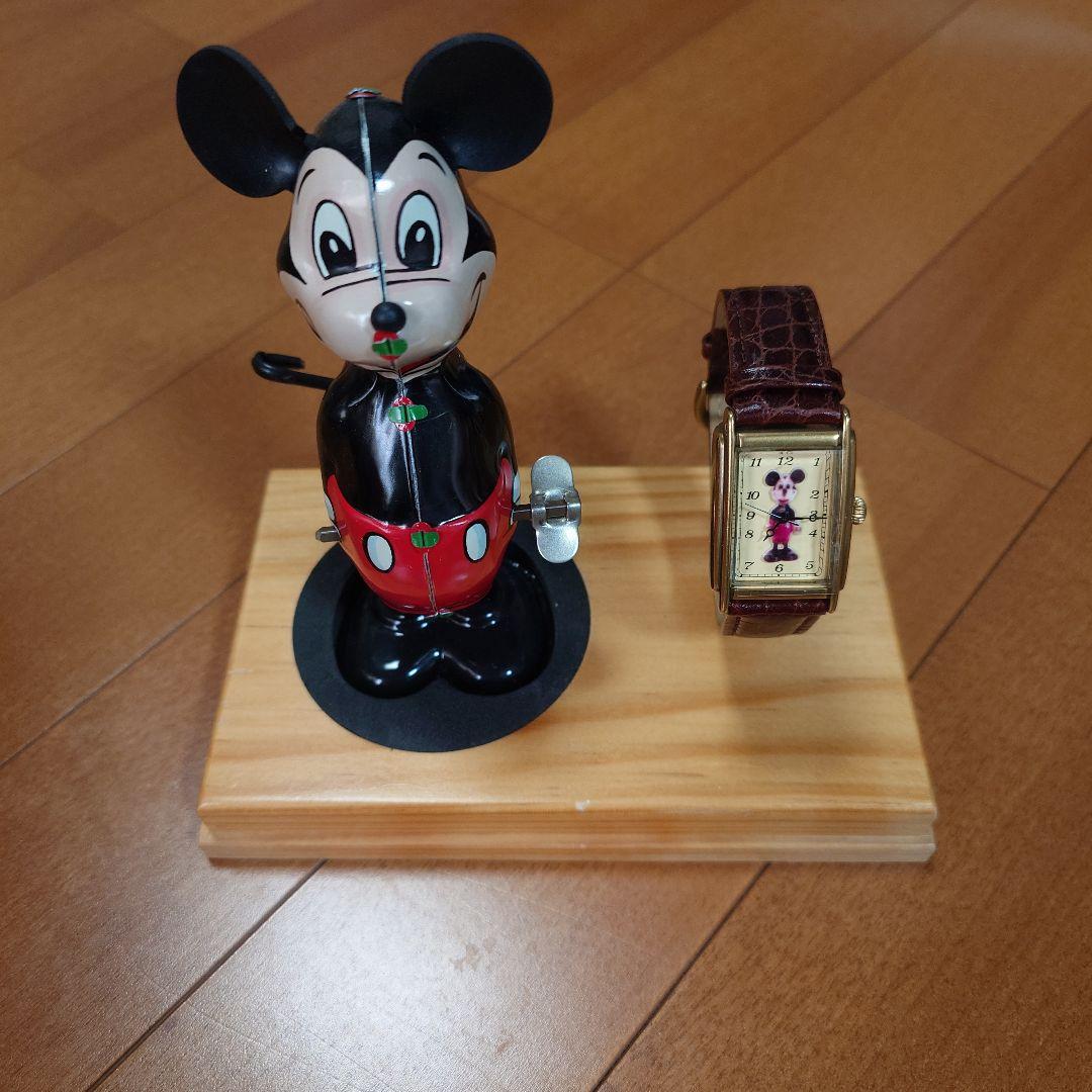 【激レア】ディズニー　ブリキミッキー時計セット　FOSSIL フォッシル