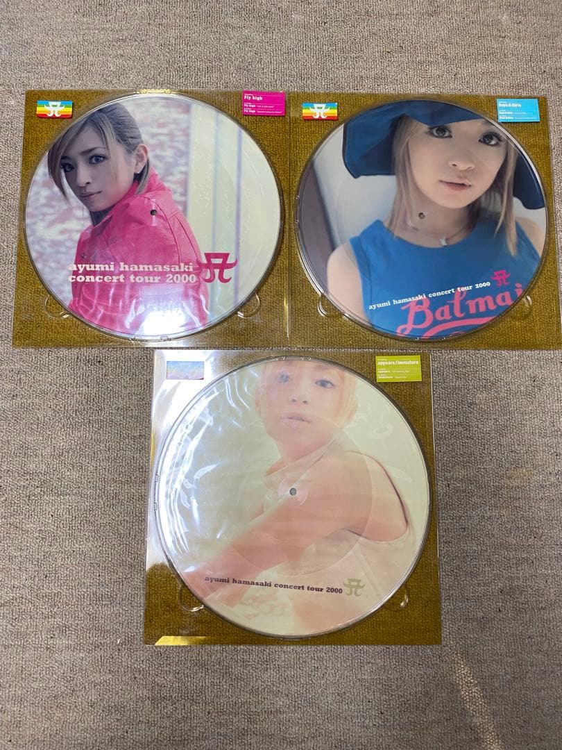 浜崎あゆみ コンサートツアー　2000 ピクチャーレコード3枚　アナログ