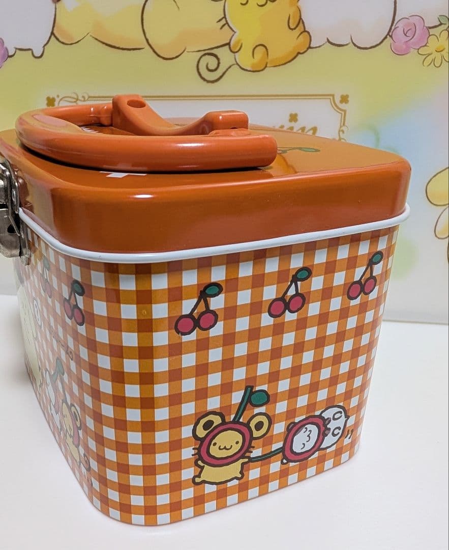 ポムポムプリン　ミニトランク缶　ミニ缶