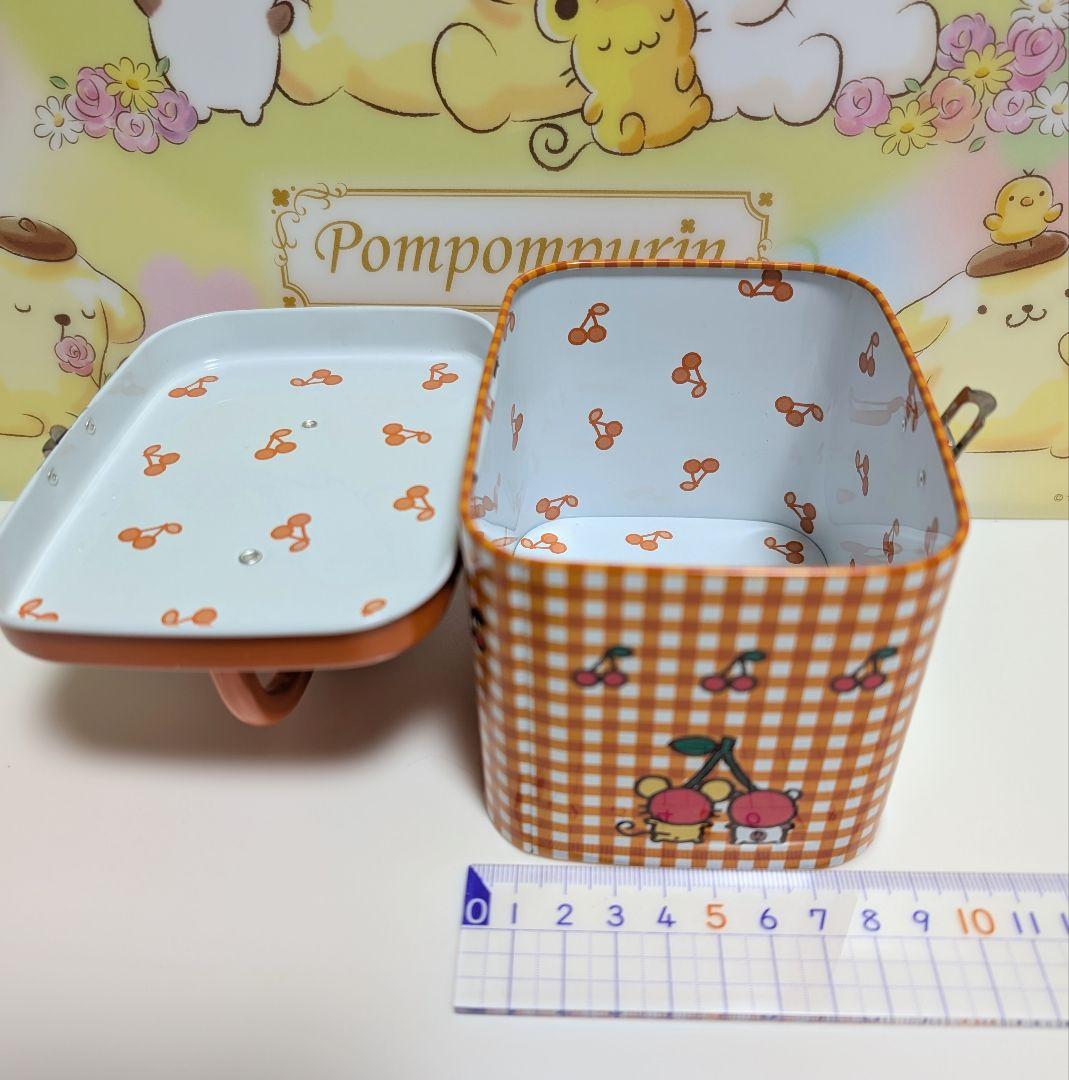 ポムポムプリン　ミニトランク缶　ミニ缶