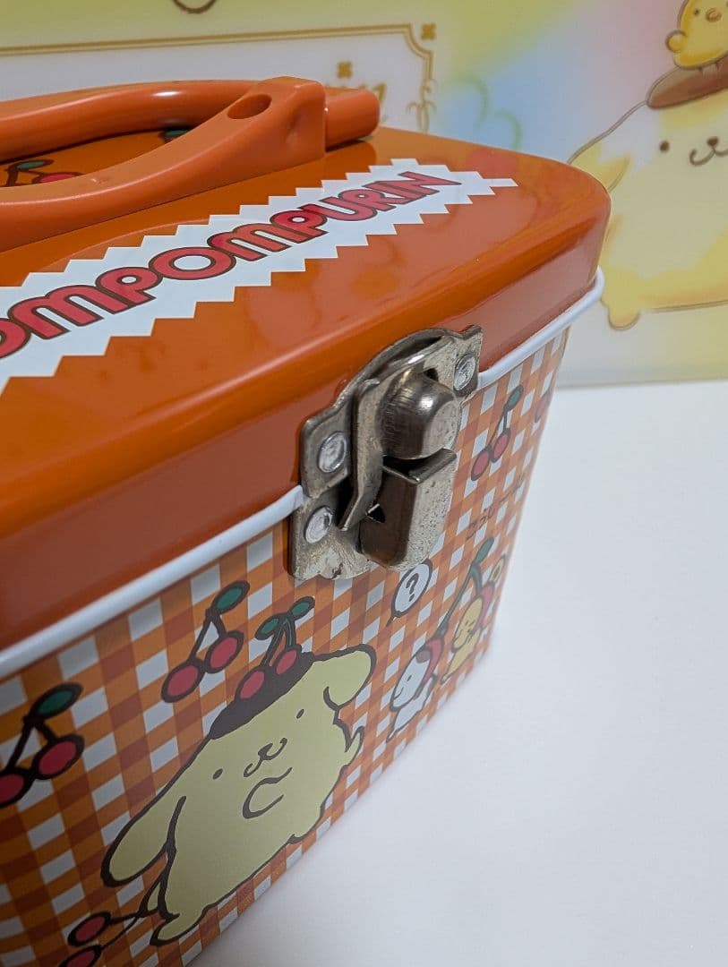 ポムポムプリン　ミニトランク缶　ミニ缶