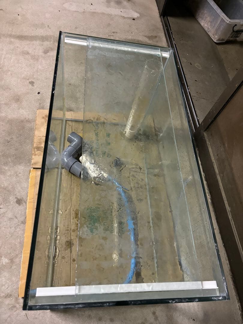 ガラスオーバーフロー水槽(90×45×50) 引き取り限定