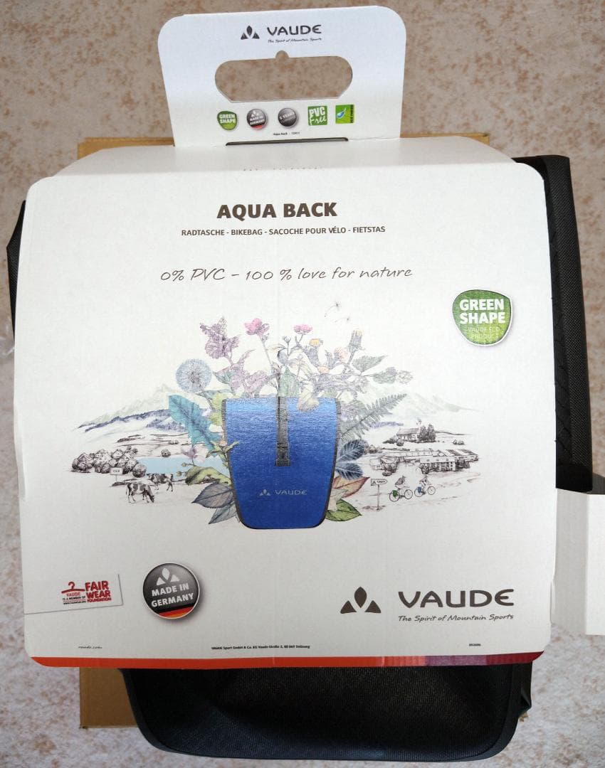 VAUDE AQUA BACK 防水バッグ 黒