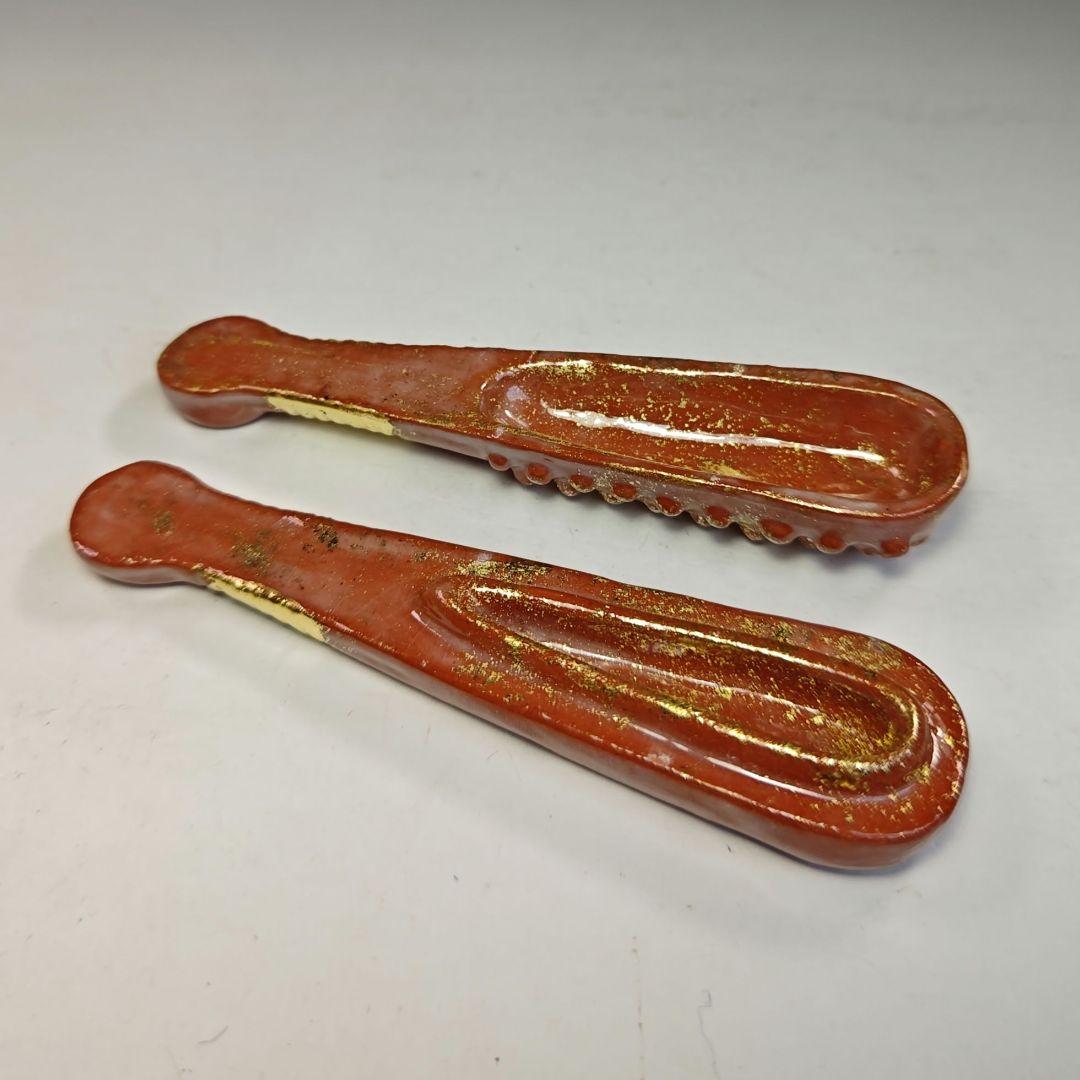 イ789 香合『川崎和楽作』『鬼の忘れ形見　香合　共箱』茶道具