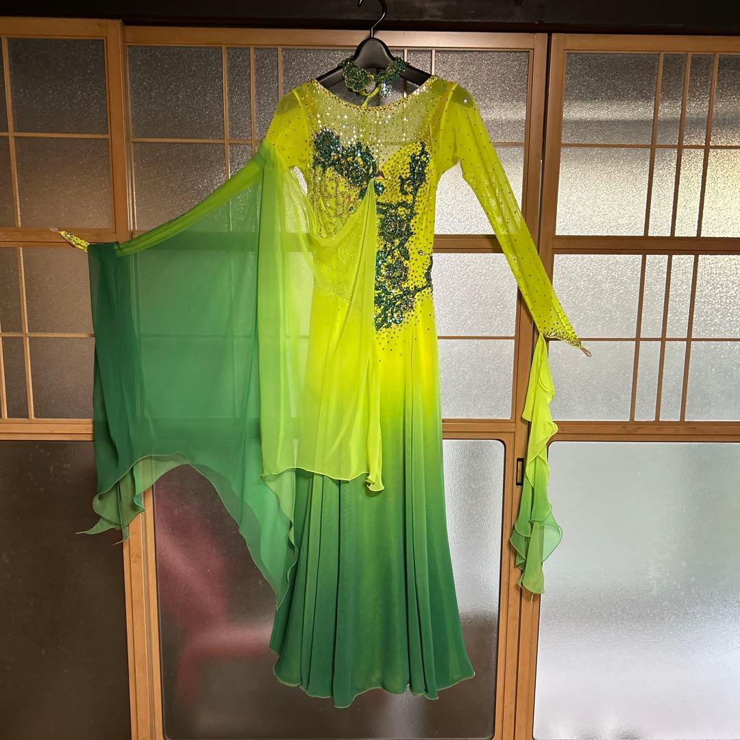 社交ダンス用グラデーションドレス