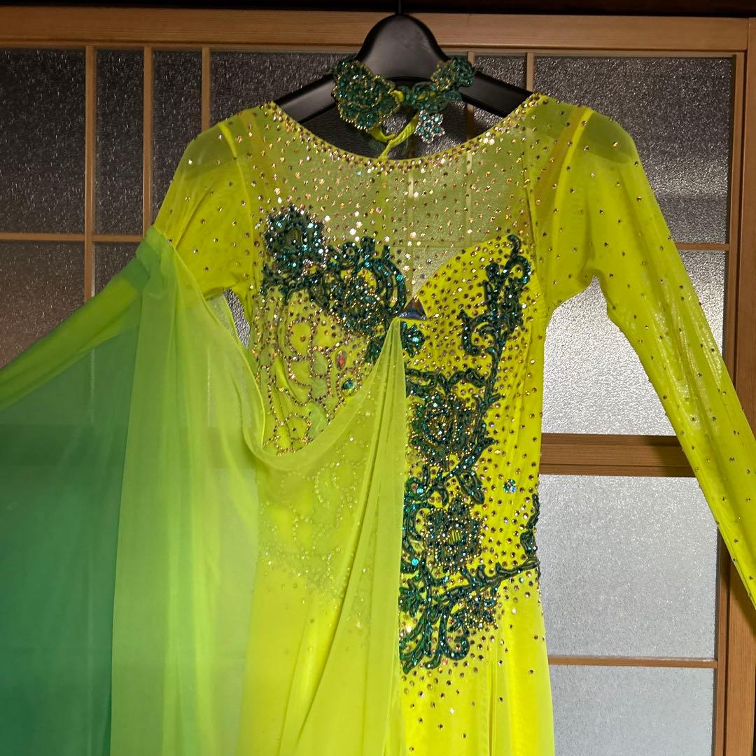 社交ダンス用グラデーションドレス