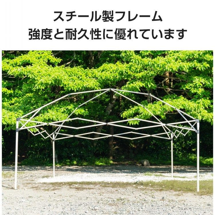 ワンタッチ タープテントUVカットアウトドアキャンプ日除け2M緑B