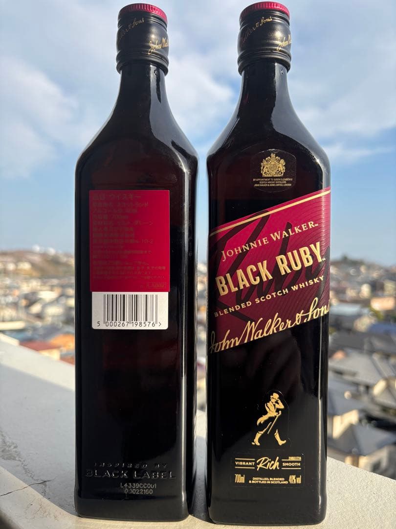 ジョニーウォーカーブラックルビー2本セット