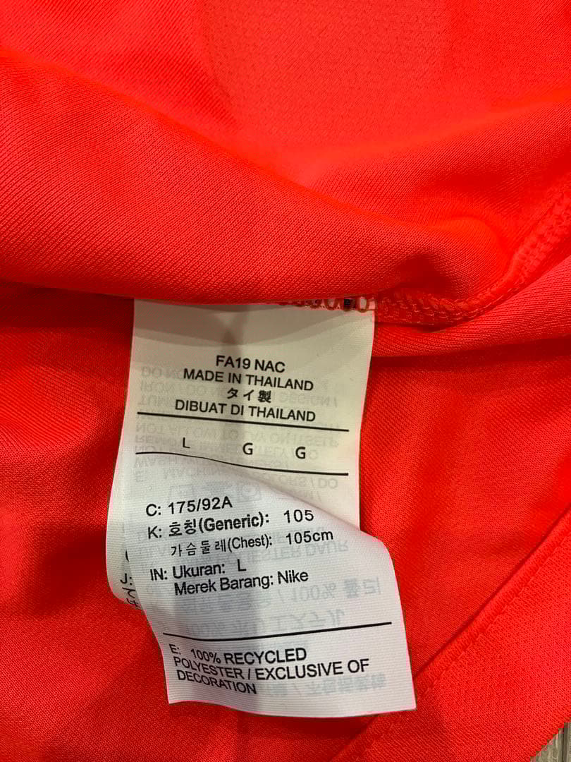 ナイキ　パリサンジェルマン　19/20 アウェイユニフォーム