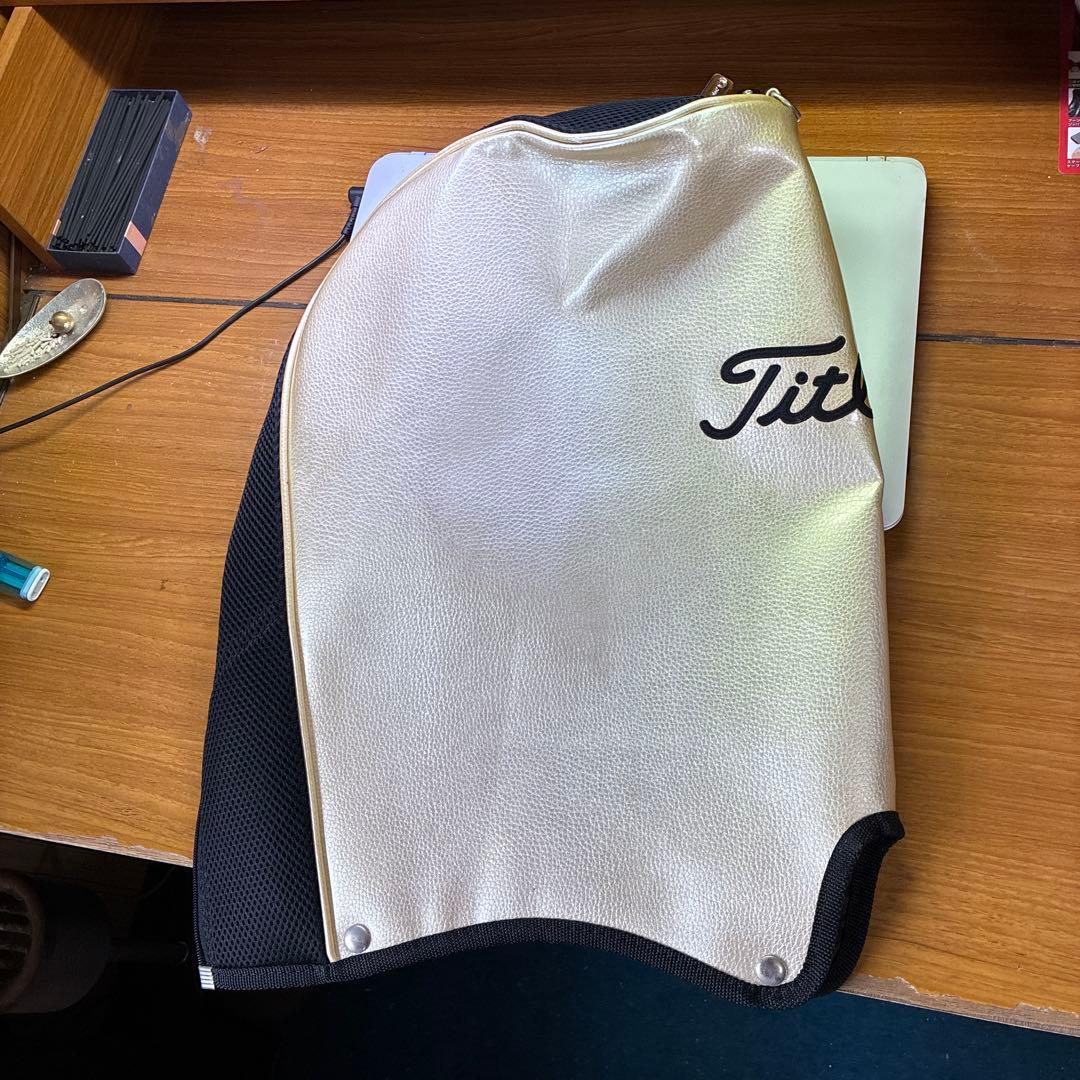 希少色 タイトリスト ゴールド 金 キャディバッグ 5分割 メダリオン 良品