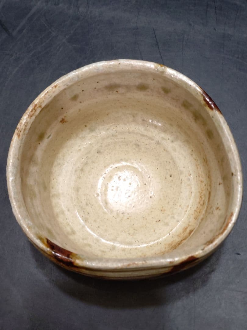 抜群のアガリ!!加藤弥右衛門造　美濃伊賀茶碗　共箱　鵬雲斎宗匠書付　加藤十右衛門