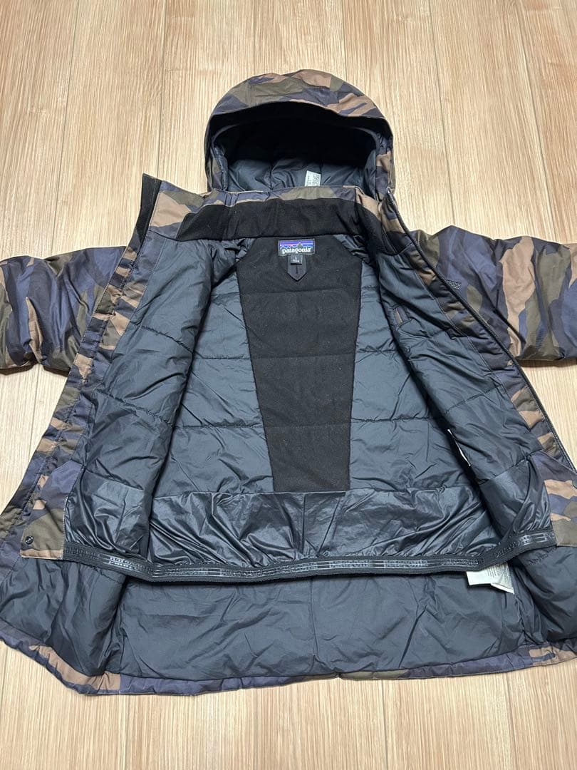 パタゴニア　スノーショットジャケット　BOY Lサイズ　カモ