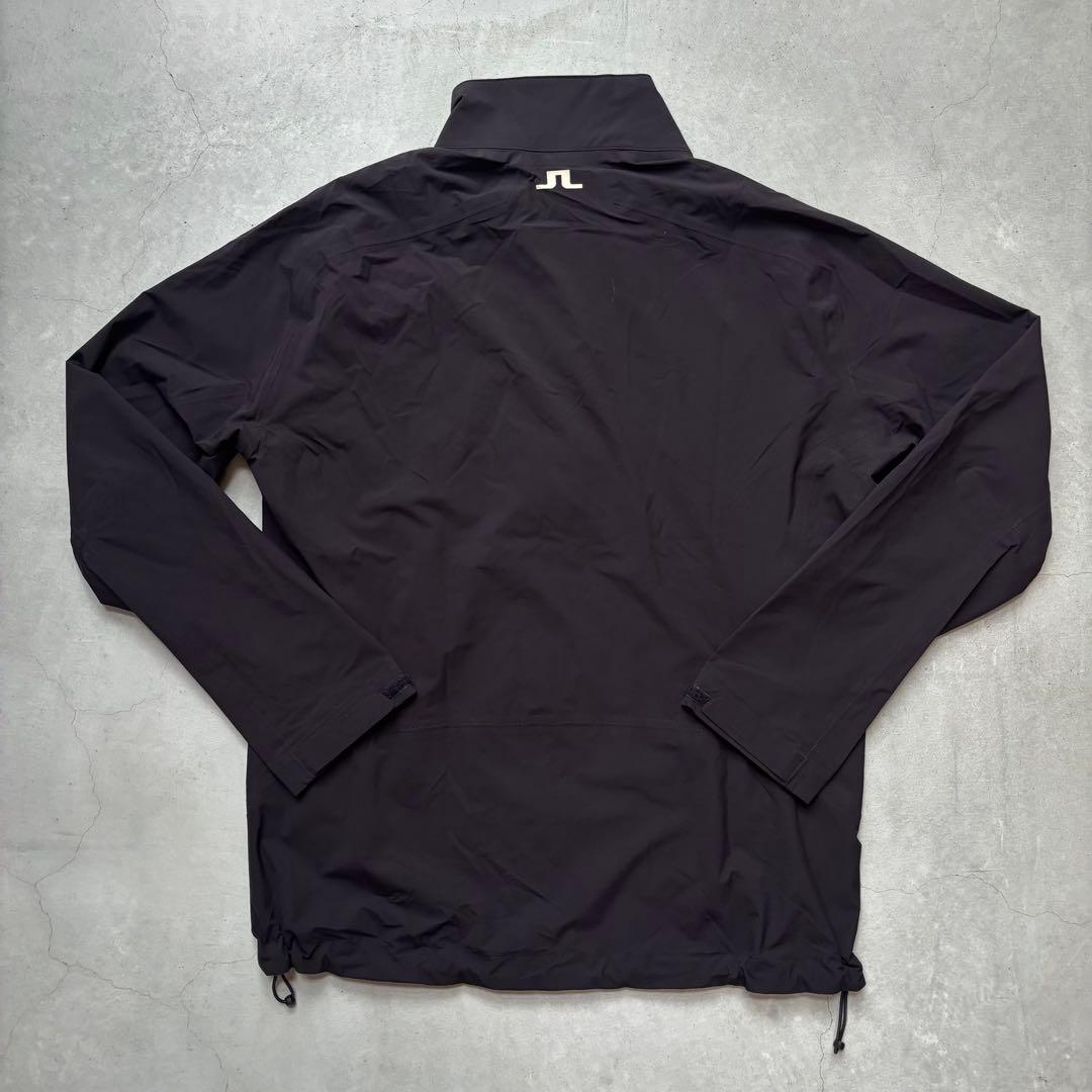 【美品】J.LINDEBERG ダブルジップジャケット レインジャケット ロゴ