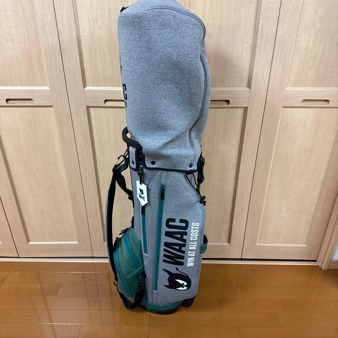 WAAC ゴルフバッグ・キャディバッグ グレー・グリーン