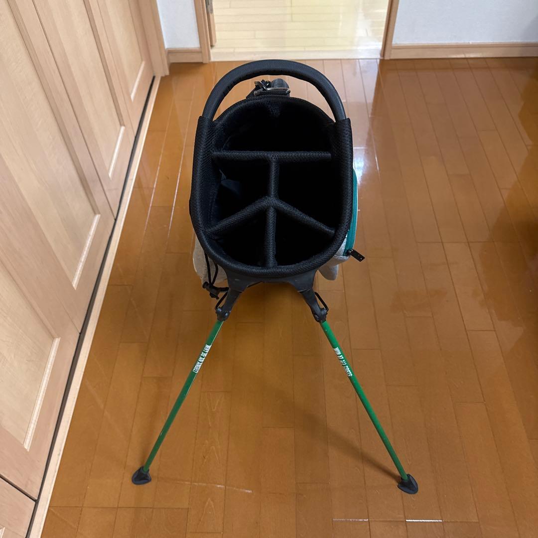 WAAC ゴルフバッグ・キャディバッグ グレー・グリーン